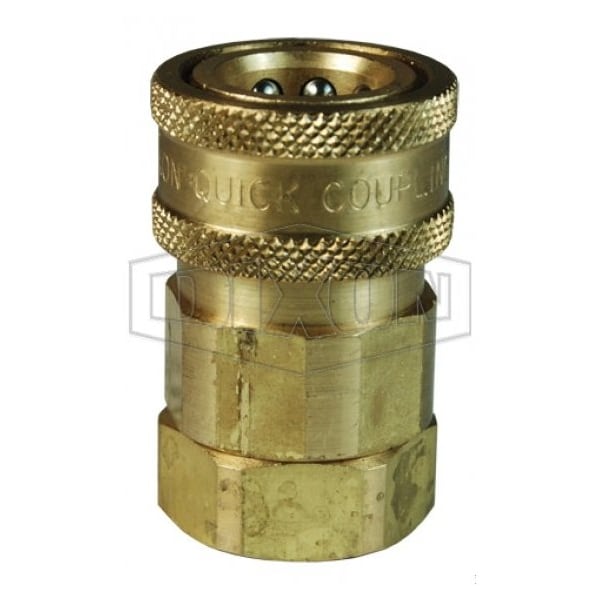 1-1/4 V COUP, 1-1/4 BSPP BRASS